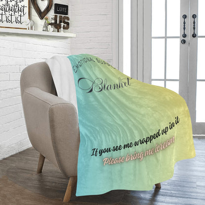 Emotional Support Blanket Ultra-Soft Micro Fleece Blanket 50"x60"