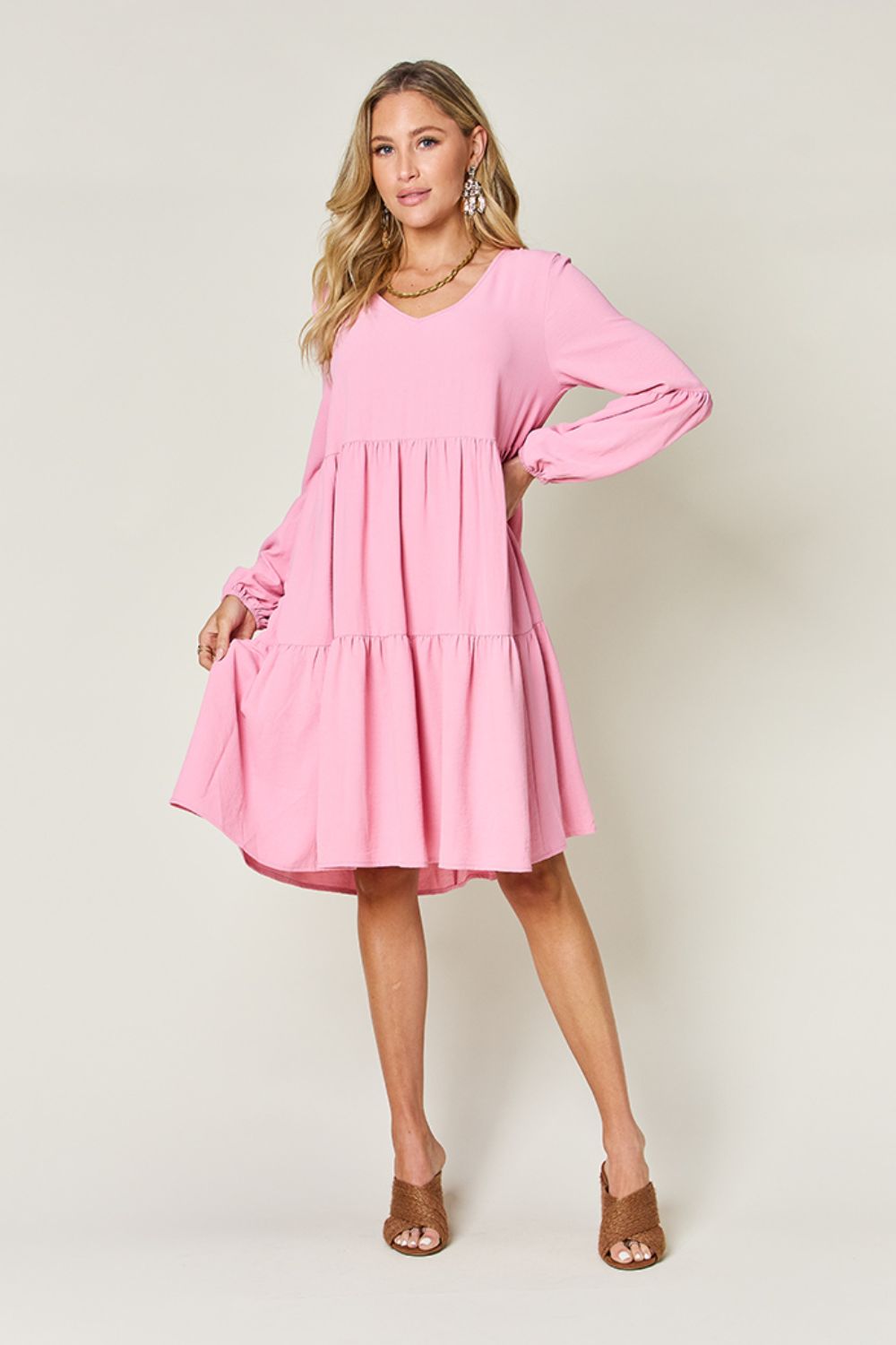 Double Take Tiered Dress