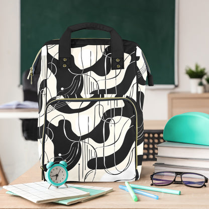 Modern Abstract Diaper Bag Backpack