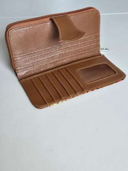 Embossed Clutch Wallet