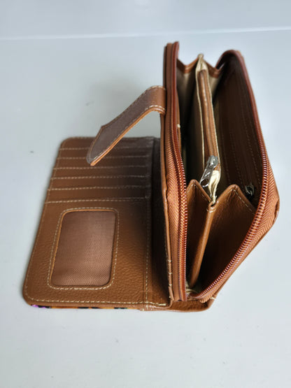 Embossed Clutch Wallet