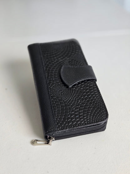 Embossed Clutch Wallet