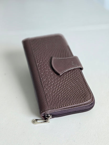 Embossed Clutch Wallet