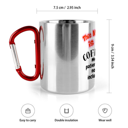 'My Patience Not Included' Stainless Steel Travel Mug"