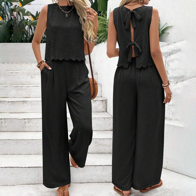 Traveler's Retreat Tie-Back Two-Piece Set