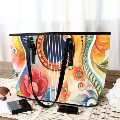 The Watercolor Sonata Vegan Leather Tote