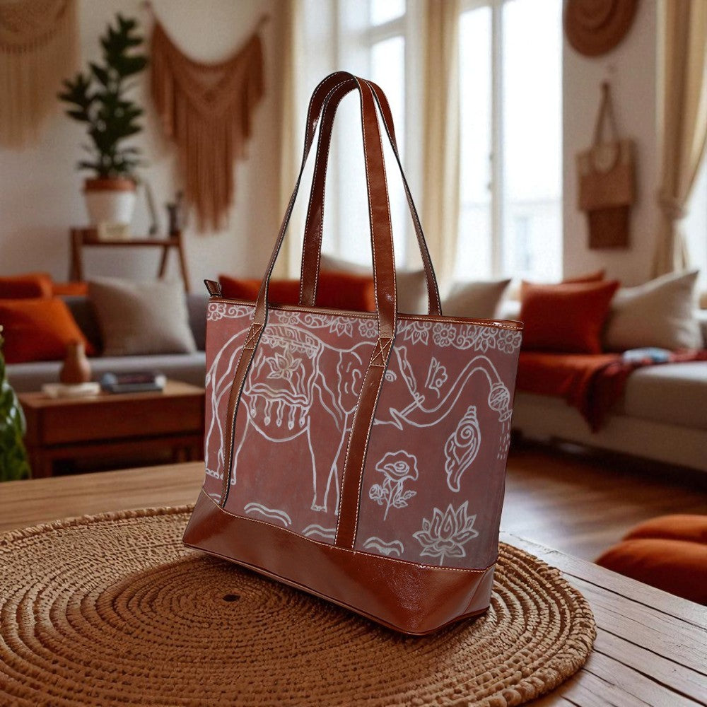 Exclusive Artistic Elephant Travel Tote Bag
