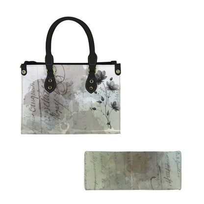 Dora Vegan Leather Abstract Art Print Handbag