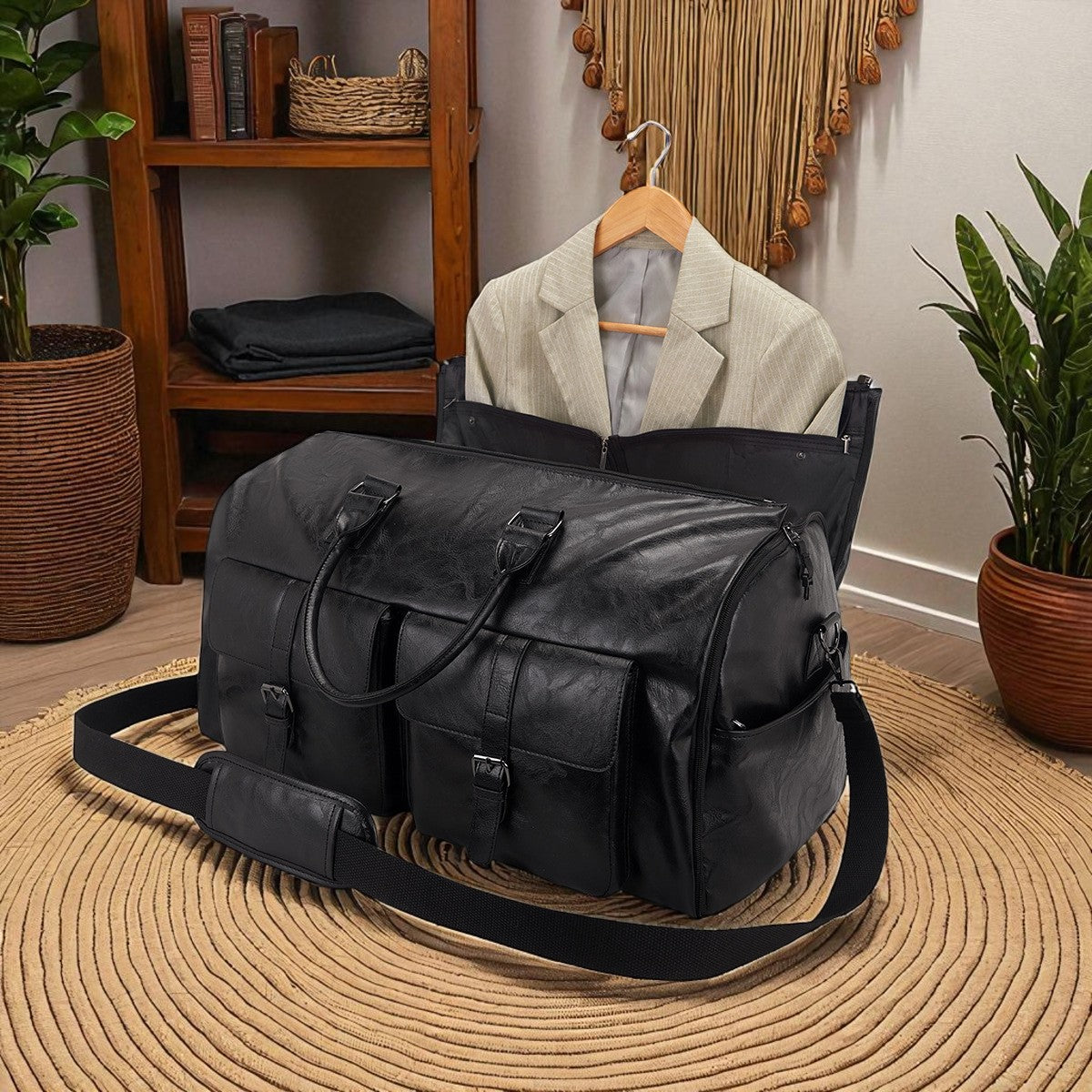 The Voyager Convertible Garment Duffle Bag | Wrinkle-Free Travel