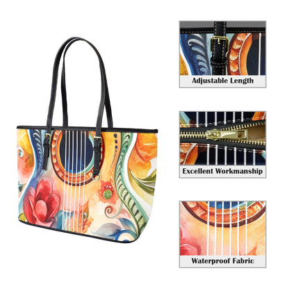 The Watercolor Sonata Vegan Leather Tote