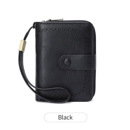 The "Urban Luxe" Vegan Leather Mini Wallet | Compact & Multi-Card Holder