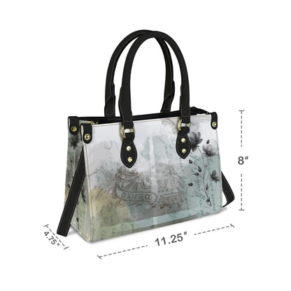 Dora Vegan Leather Abstract Art Print Handbag