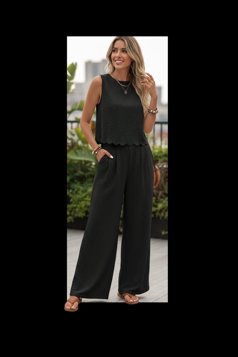 Traveler's Retreat Tie-Back Two-Piece Set