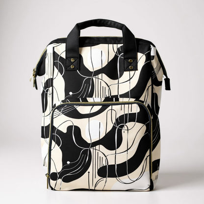 Modern Abstract Diaper Bag Backpack