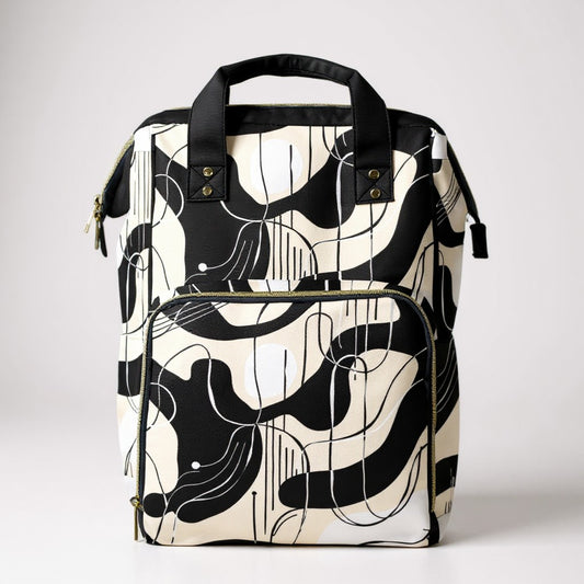 Modern Abstract Diaper Bag Backpack