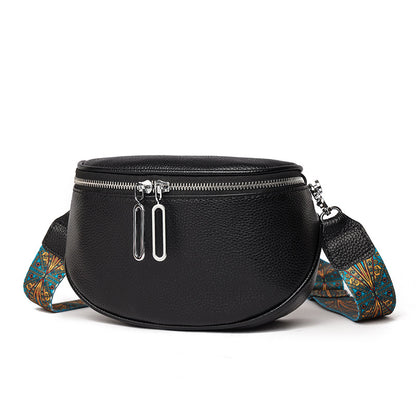 The "Chic Contour" Vegan Leather Crossbody Bag | Compact & Modern Shoulder Purse