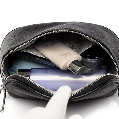 The "Chic Contour" Vegan Leather Crossbody Bag | Compact & Modern Shoulder Purse