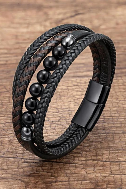 Leather Braided Bracelet