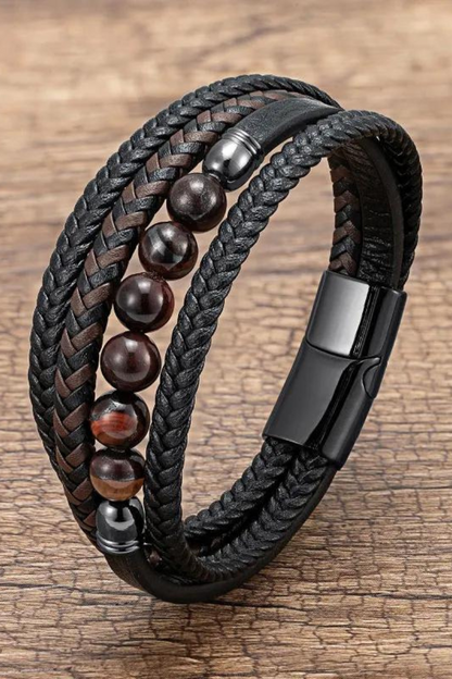 Leather Braided Bracelet