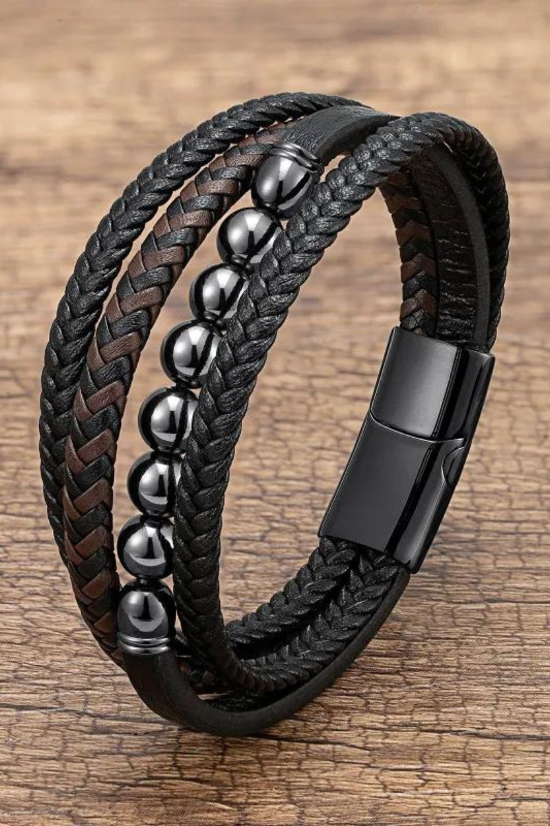 Leather Braided Bracelet