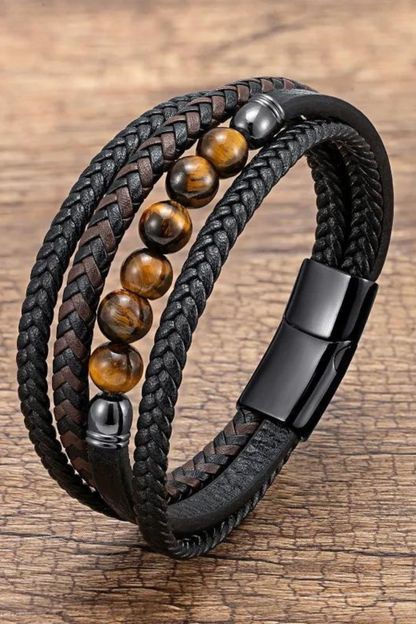 Leather Braided Bracelet