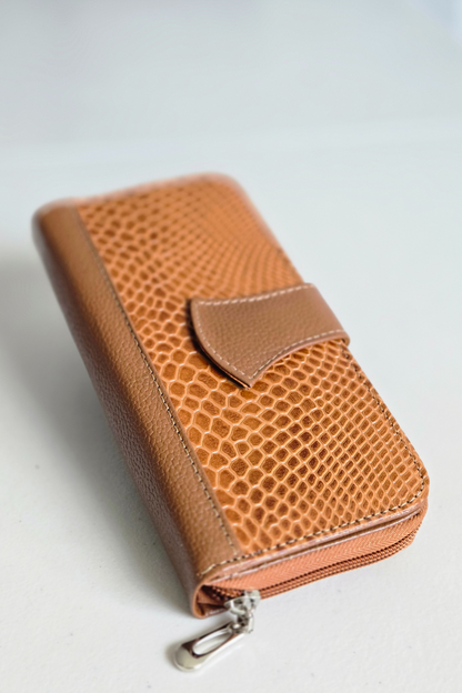 Embossed Clutch Wallet