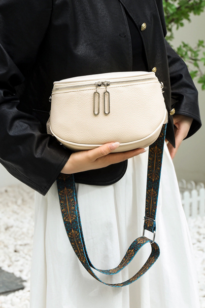 The "Chic Contour" Vegan Leather Crossbody Bag | Compact & Modern Shoulder Purse