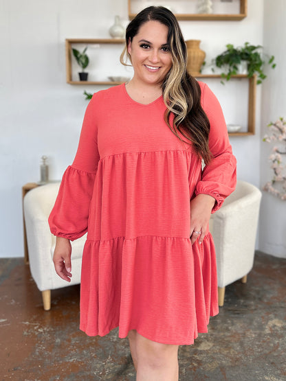 Double Take Tiered Dress