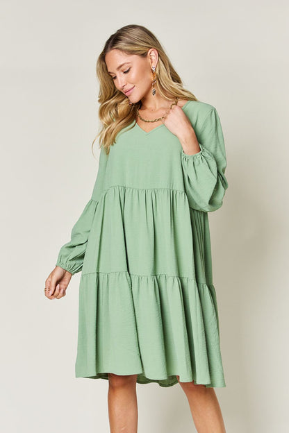 Double Take Tiered Dress