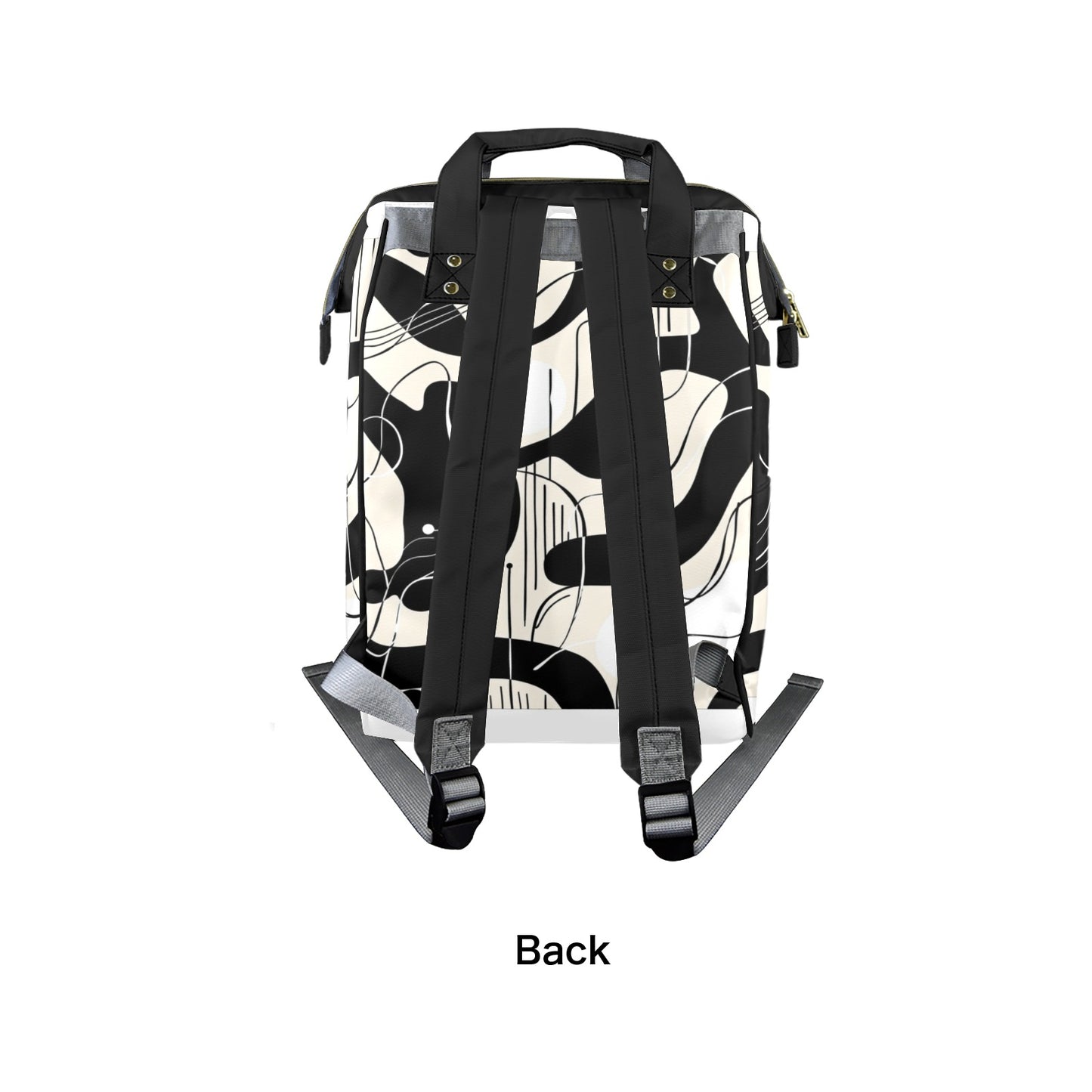 Modern Abstract Diaper Bag Backpack