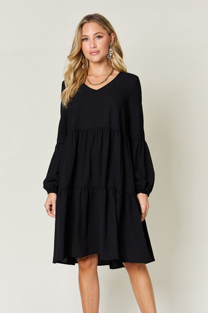 Double Take Tiered Dress