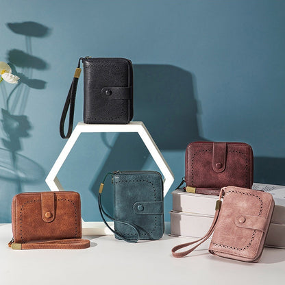 The "Urban Luxe" Vegan Leather Mini Wallet | Compact & Multi-Card Holder