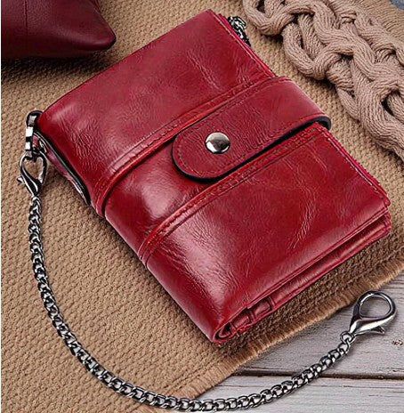 The Secure Travel Bi-Fold Wallet | Genuine Leather Compact & Anti-Theft