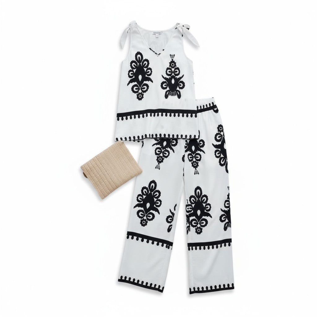 The Effortless Floral Knot Two-Piece Set