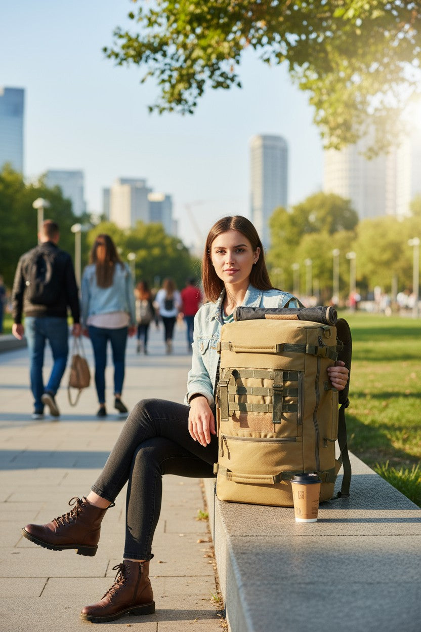 Multi-Functional Canvas Carry-On Duffel Bag | The Versatile Traveler Backpack