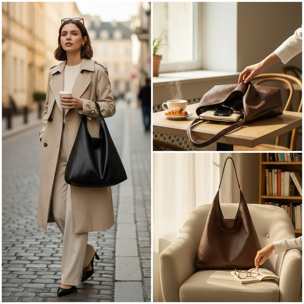 The Sedona Slouch Vegan Bucket Tote