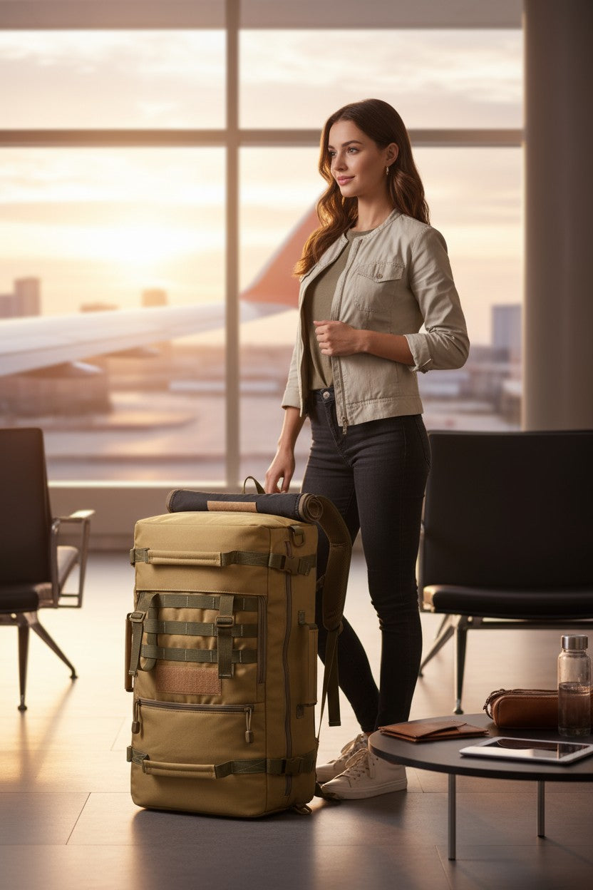 Multi-Functional Canvas Carry-On Duffel Bag | The Versatile Traveler Backpack