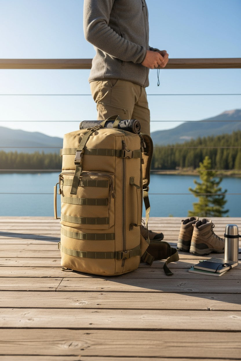 Multi-Functional Canvas Carry-On Duffel Bag | The Versatile Traveler Backpack