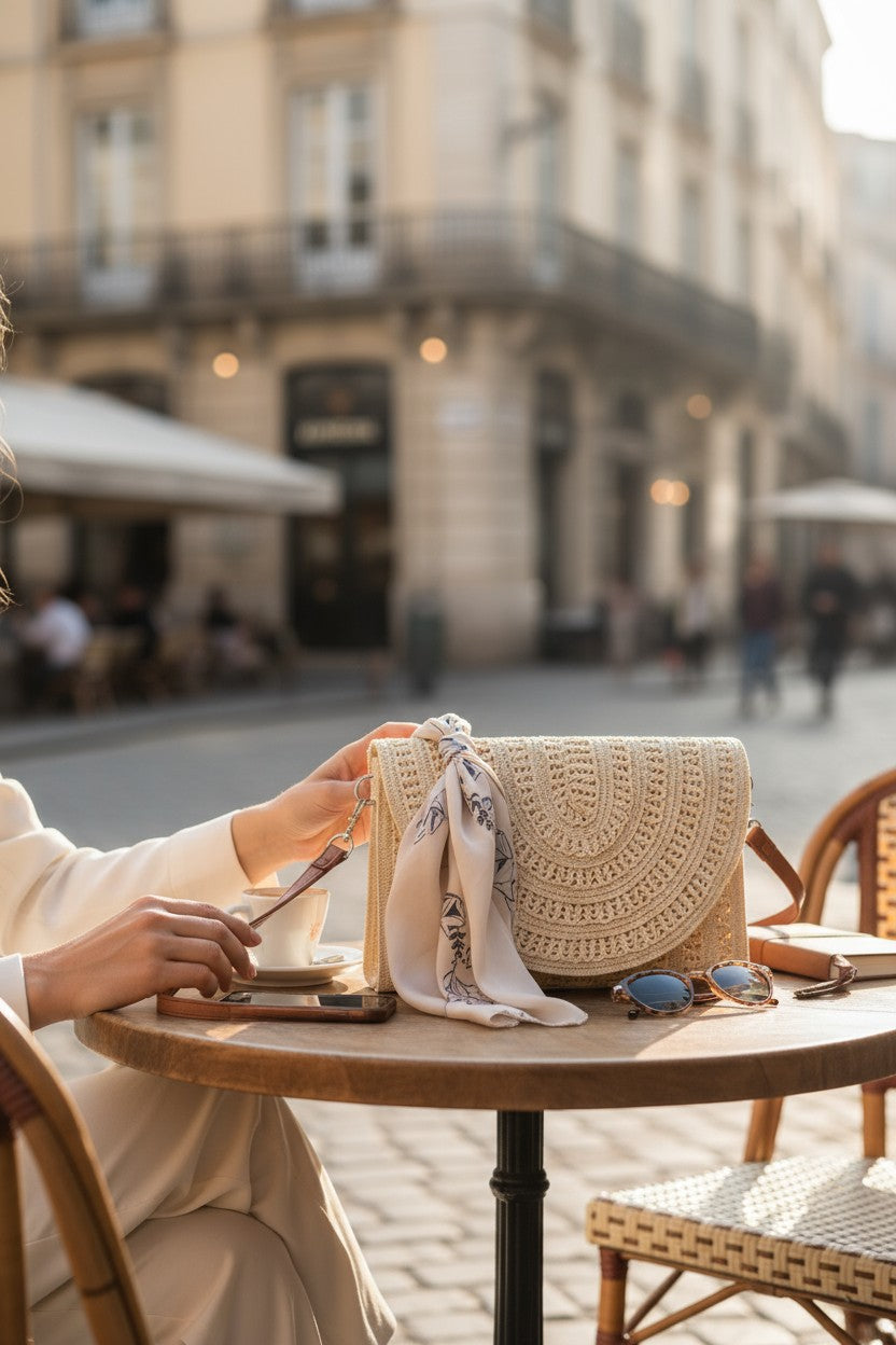 Boho Woven Straw Clutch Crossbody Bag | Convertible Vacation Resort Purse