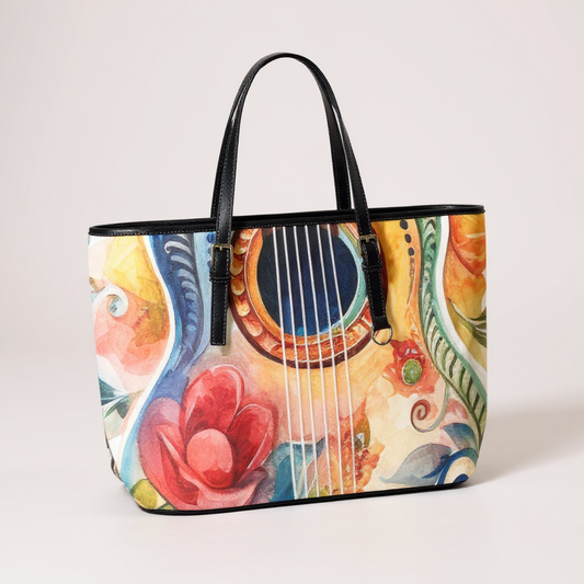 The Watercolor Sonata Vegan Leather Tote