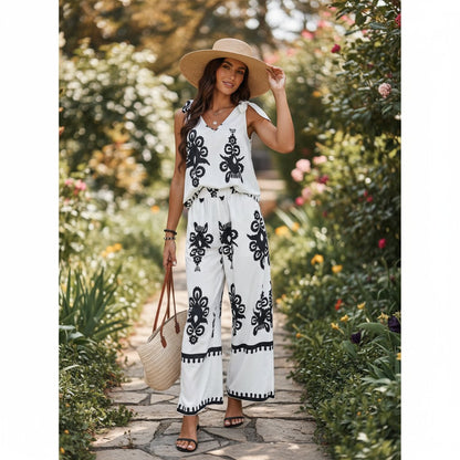 The Effortless Floral Knot Two-Piece Set