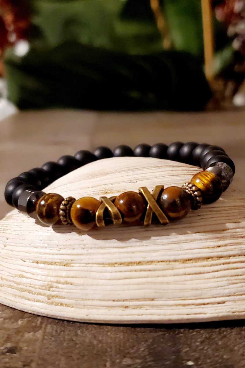 Tiger Eye beaded bracelet