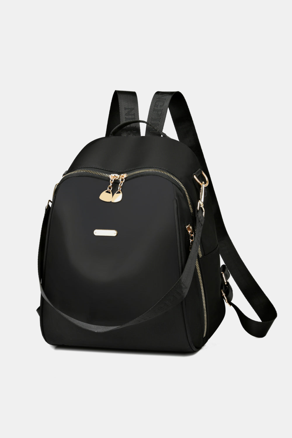 Medium size black Backpack