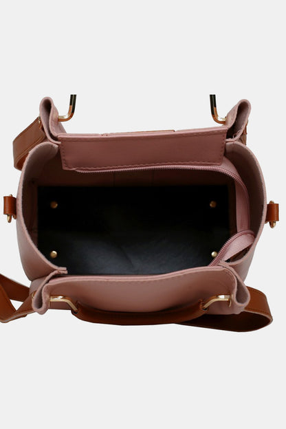 4-Piece Vegan Leather Bag Set