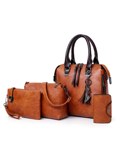 Four-Piece Retro Messenger Handbag set